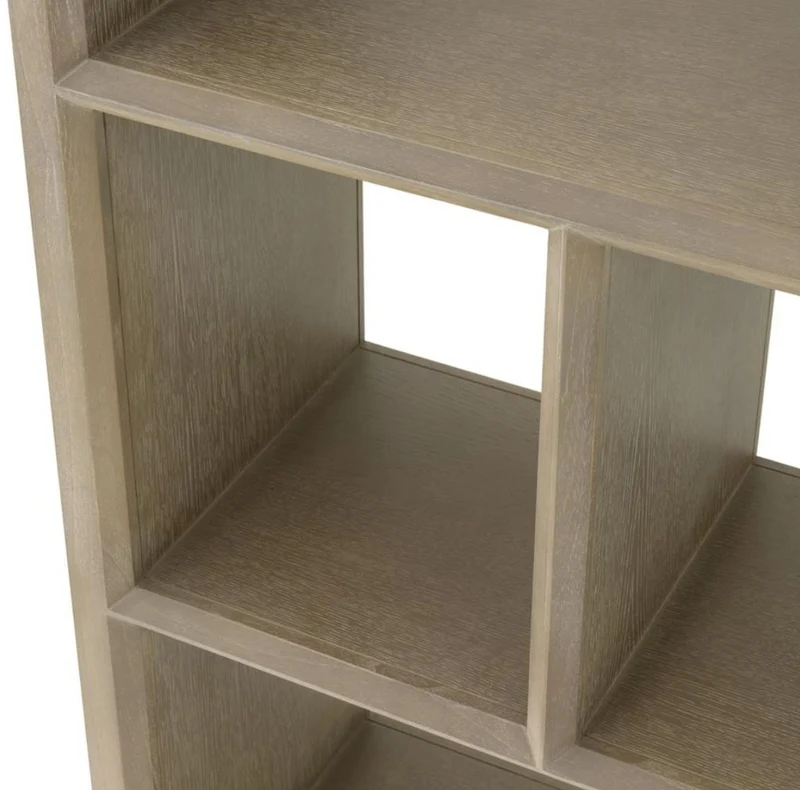 Casa Padrino Regalschrank / Bücherschrank Hellbraun 150 x 40 x H. 230 cm - Luxus Schrank