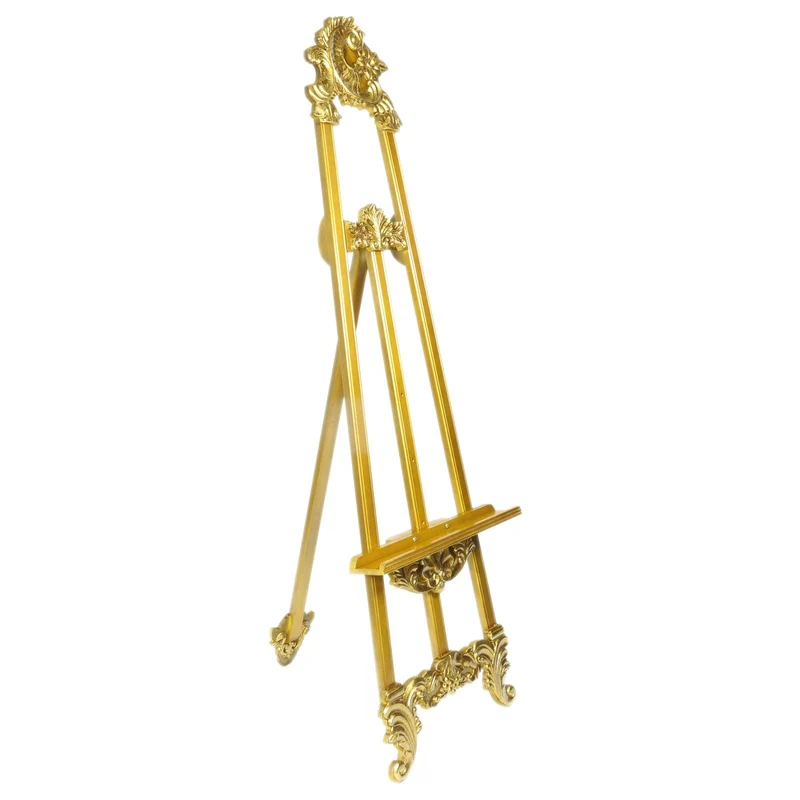 Casa Padrino Barock Schild Ständer in Gold - Hotel, Cafe, Restaurant, Ladeneinrichtung, Shop Einrichtung