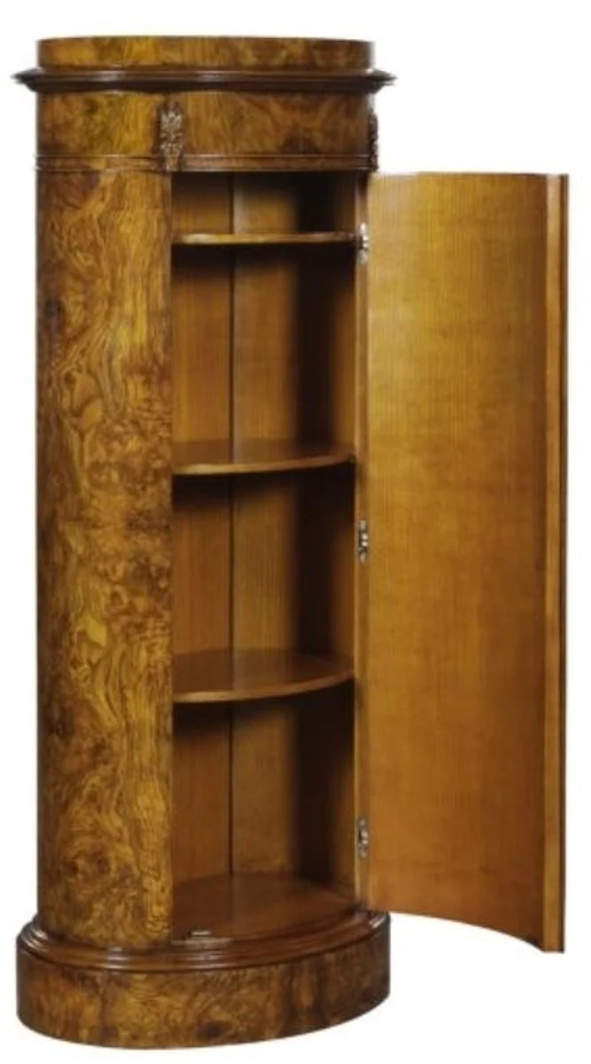 Casa Padrino Luxus Jugendstil Kommode mit Tür Hellbraun 62 x 39 x H. 145 cm - Barock & Jugendstil Möbel