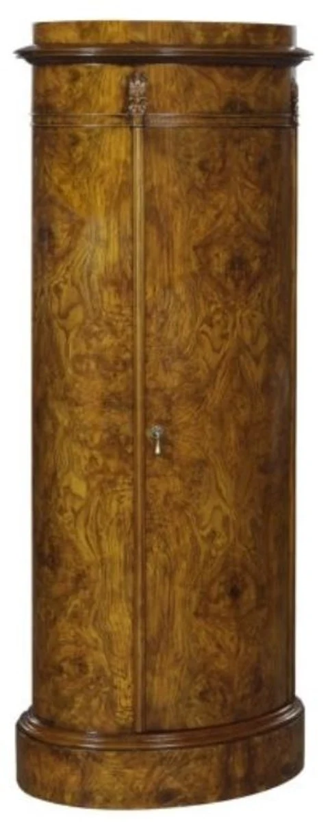 Casa Padrino Luxus Jugendstil Kommode mit Tür Hellbraun 62 x 39 x H. 145 cm - Barock & Jugendstil Möbel