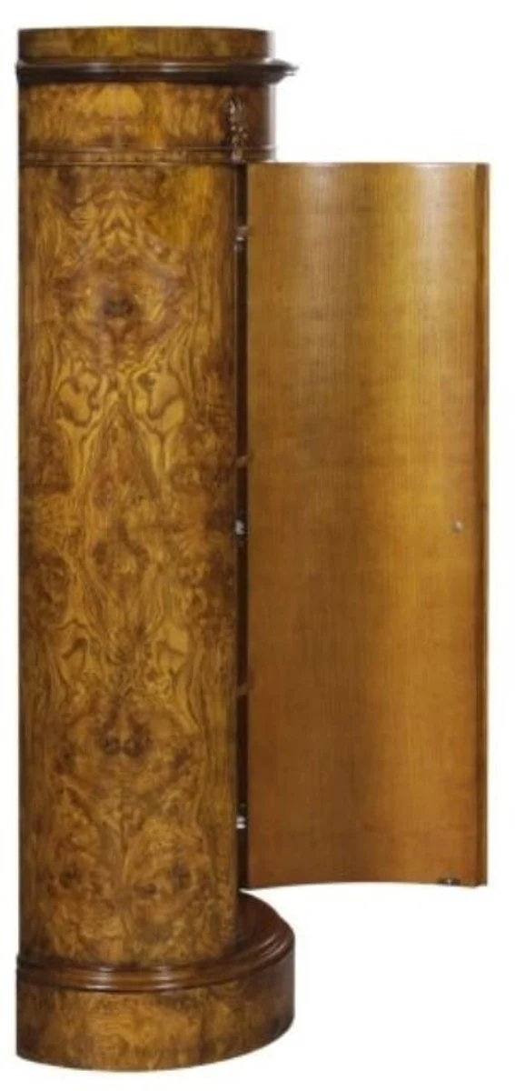 Casa Padrino Luxus Jugendstil Kommode mit Tür Hellbraun 62 x 39 x H. 145 cm - Barock & Jugendstil Möbel