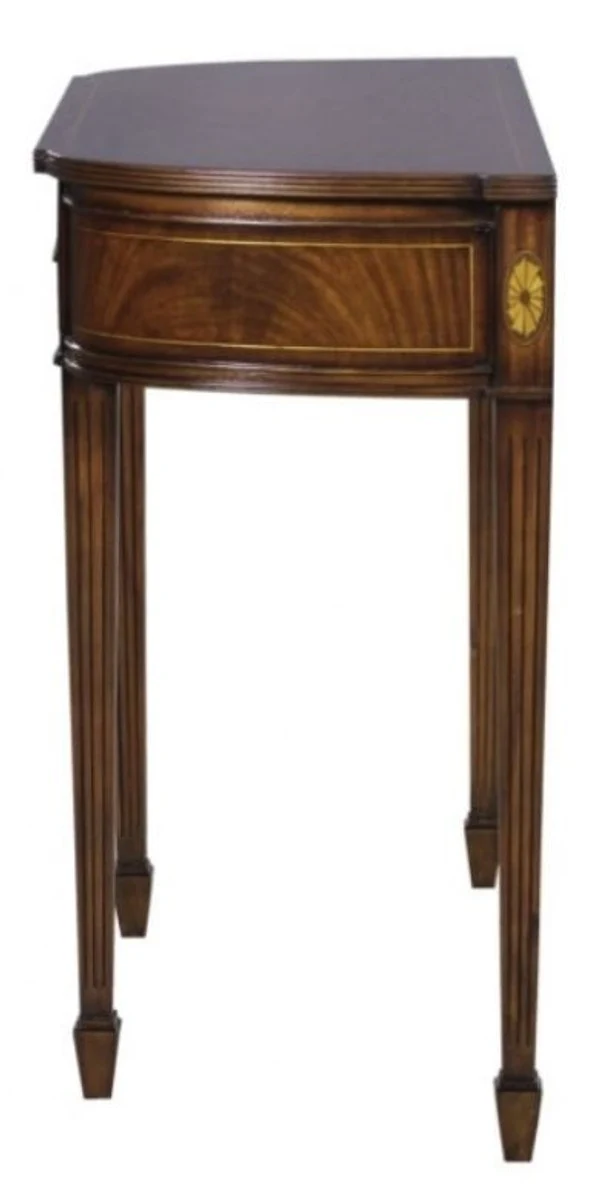 Casa Padrino Jugendstil Mahagoni Konsole Braun 91 x 40 x H. 78 cm - Luxus Qualität