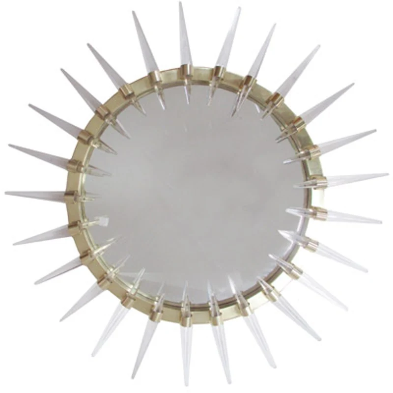 Casa Padrino Luxus Art - Deco Spiegel Gold Ø 80 cm - Wandspiegel - Wohnzimmer Dekoration
