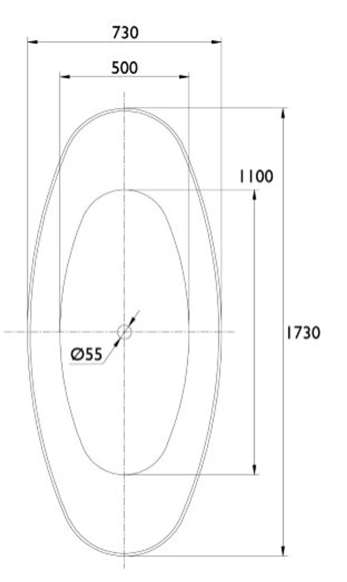 Casa Padrino Luxus Freistehende Badewanne in Krokodilhaut Optik Weiß 173 x 73 x H. 75 cm