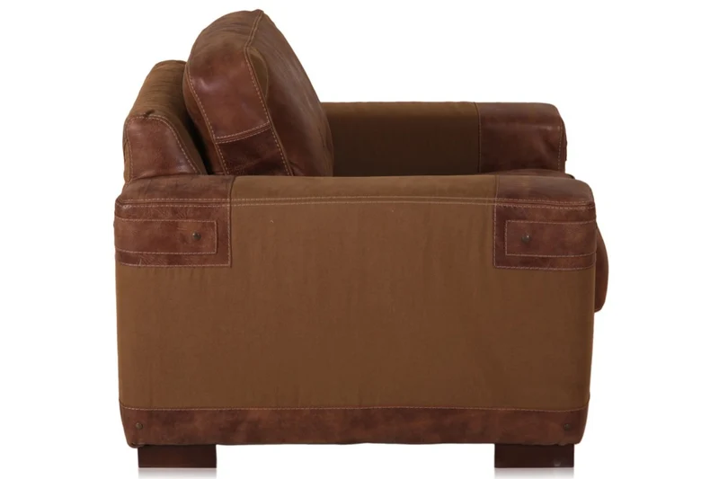 Casa Padrino Luxus Echtleder Sessel Braun 92 x H. 93 cm - Chesterfield Möbel