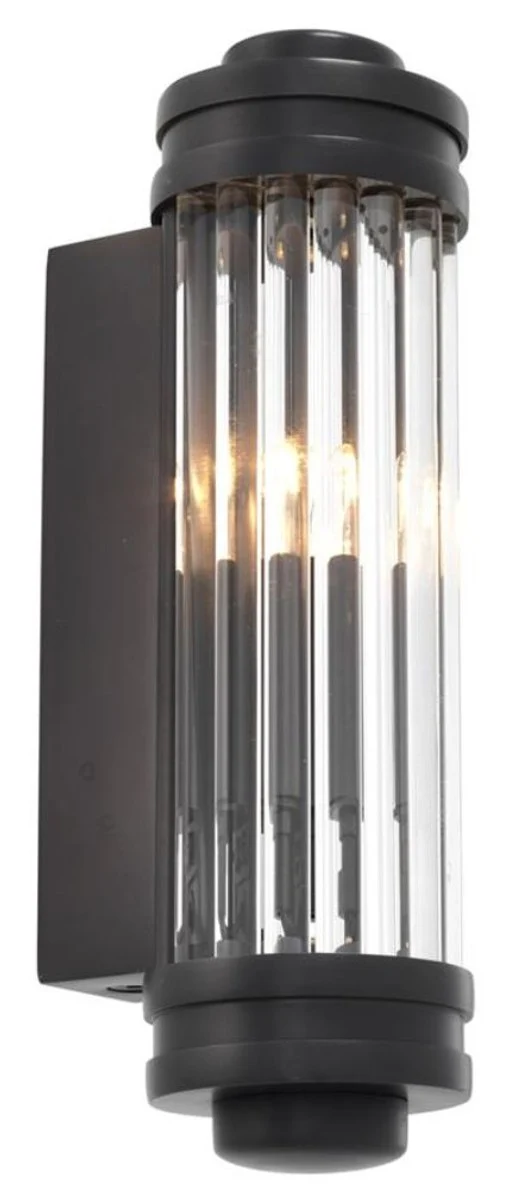 Casa Padrino Wandleuchte / Wandlampe Bronze 7 x 10 x H. 26 cm - Hotel & Restaurant Leuchte