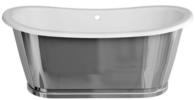 Casa Padrino Luxus Jugendstil Badewanne 167,5 x 76,1 x H. 71,1 cm - Verschiedene Farben - Freistehende Retro Badewanne - Badezimmer Möbel