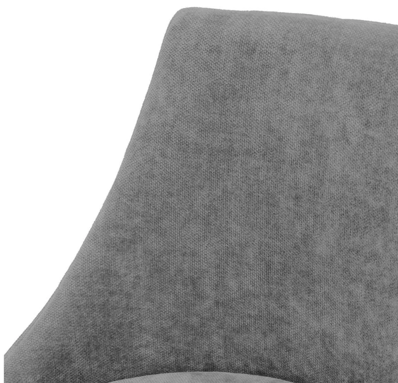 Casa Padrino Luxus Barstuhl Barhocker in Grau / Schwarz mit Messing Akzenten 47 x 52 x H. 101 cm
