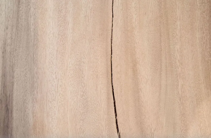 Casa Padrino Luxus Bartisch aus massivem Soar-Holz, Naturfarben und Schwarz, 90-95 x 90-95 x 107 cm
