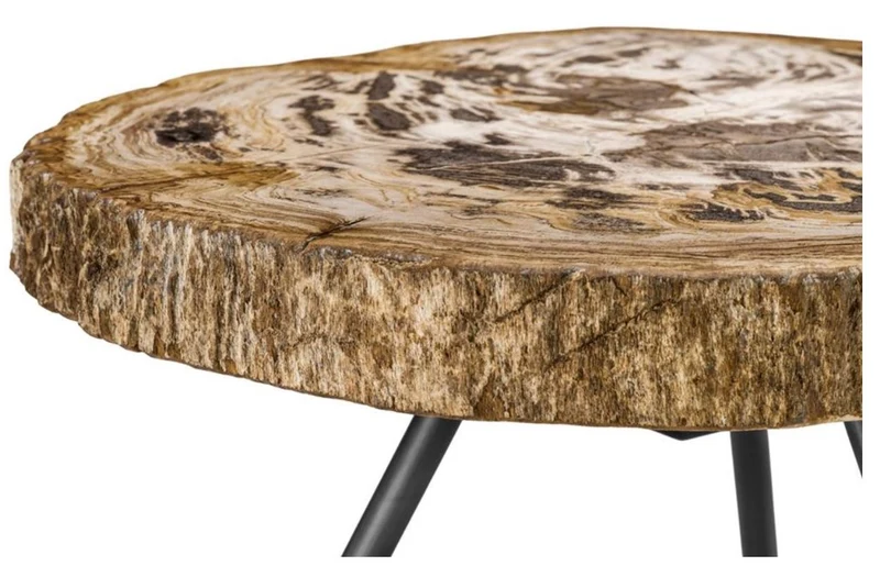 Casa Padrino Luxus Couchtisch 3er Set Braun / Rotguss - Wohnzimmermöbel