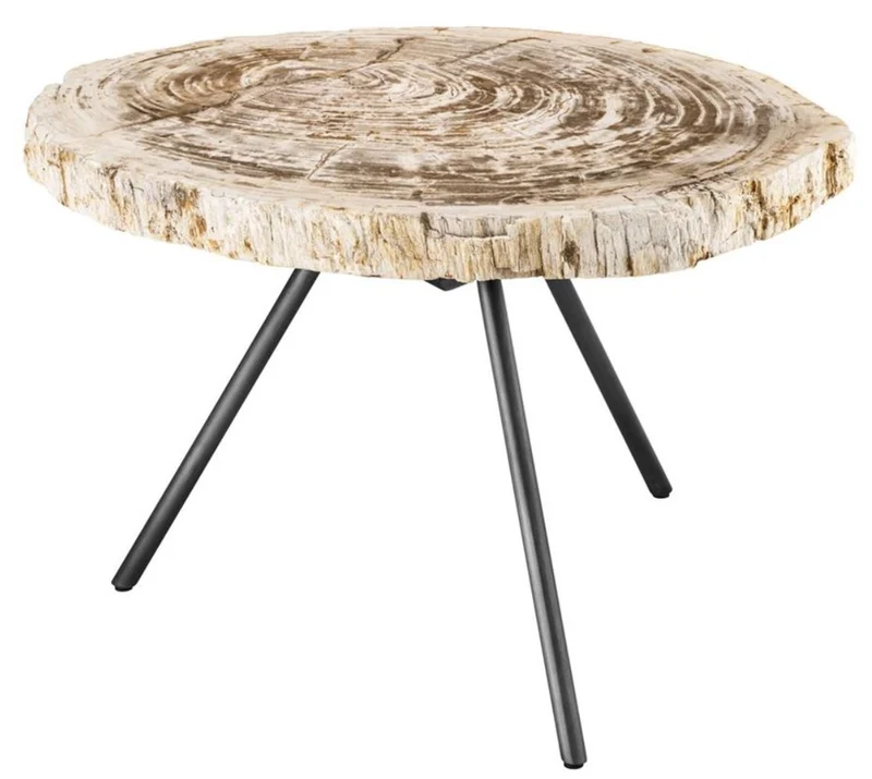 Casa Padrino Luxus Couchtisch 3er Set Braun / Rotguss - Wohnzimmermöbel