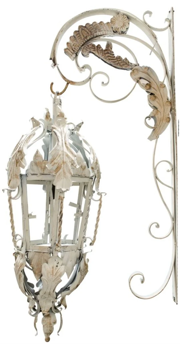 Casa Padrino Barock Wandleuchte Creme 36 x 60 x H. 115 cm - Leuchten & Lüster im Barockstil