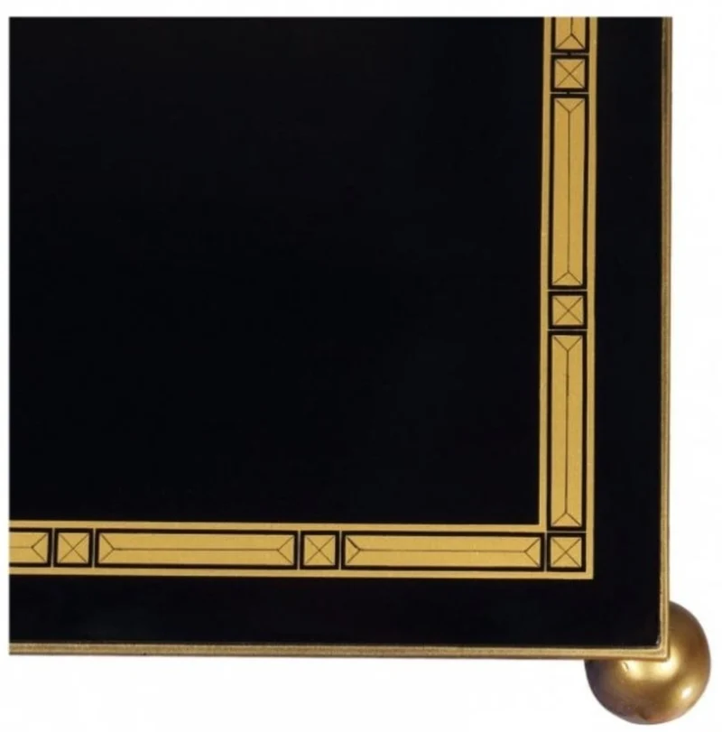 Casa Padrino Luxus Wohnzimmer Blumentisch Schwarz / Gold 45 x 45 x H. 95 cm - Luxus Beistelltisch