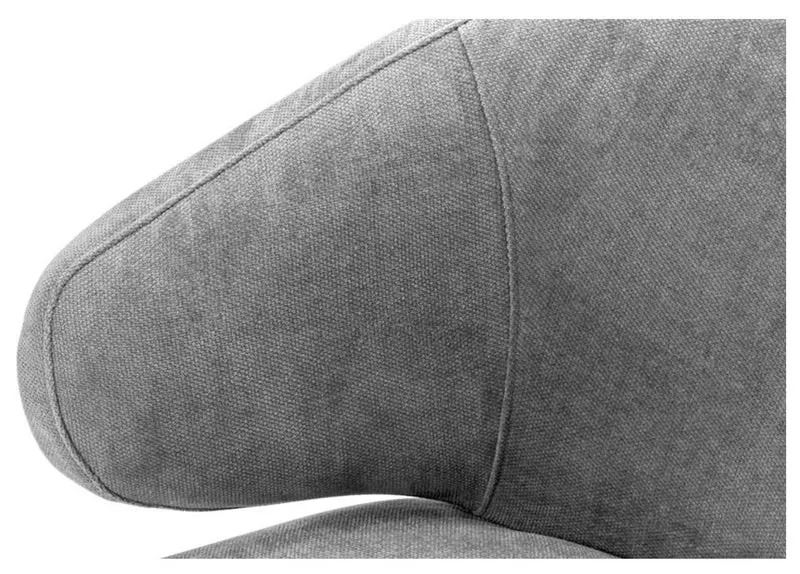 Casa Padrino Designer Esszimmerstuhl mit Armlehnen in Grau 62 x 55 x H. 79 cm