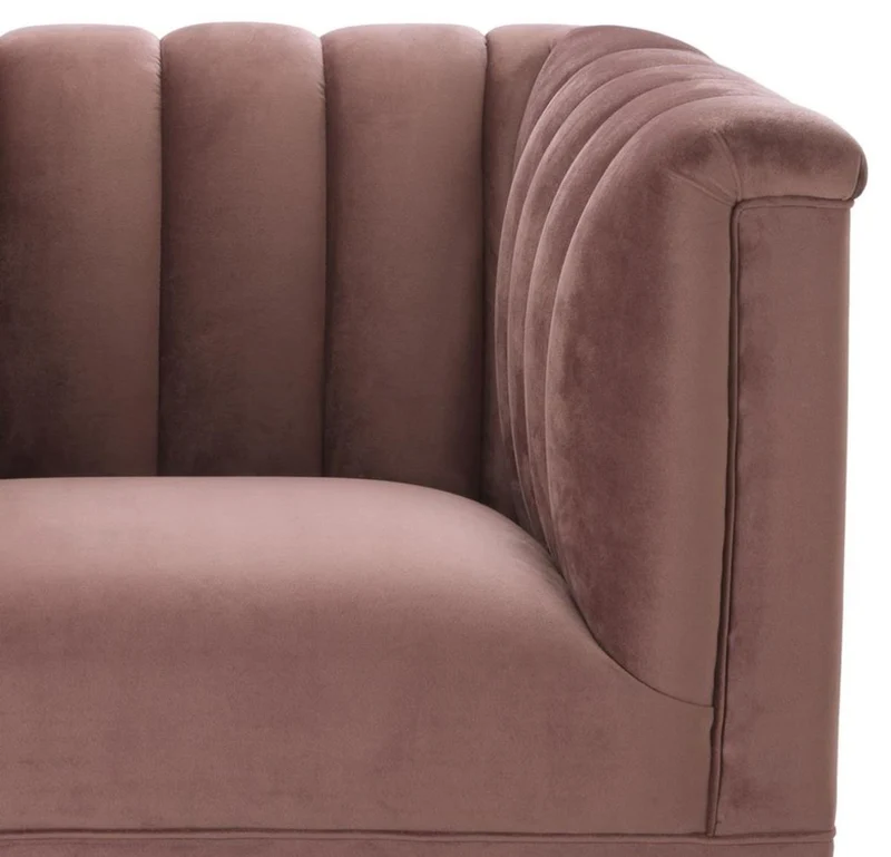 Casa Padrino Luxus Sessel Altrosa 89 x 86 x H. 75 cm - Wohnzimmermöbel