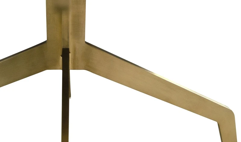 Casa Padrino Luxus Couchtisch Gold Ø 70 x H. 40 cm - Luxus Wohnzimmermöbel