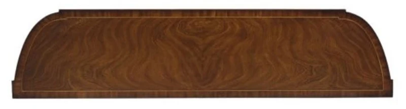 Casa Padrino Luxus Jugendstil Mahagoni Konsole Braun 130 x 30 x H. 78 cm - Konsolentisch mit 2 Schubladen im französichen Jugendstil