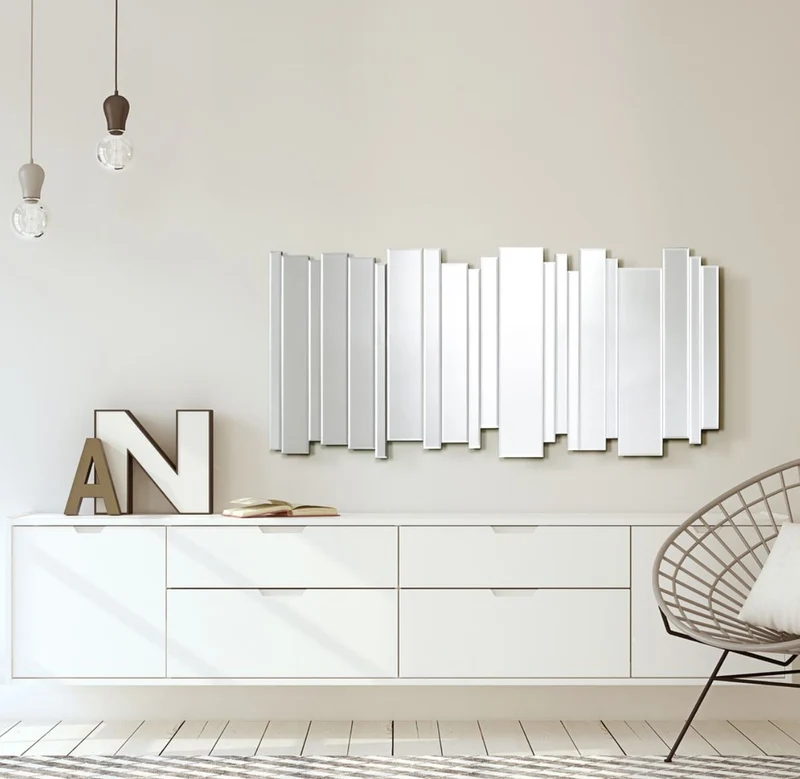 Casa Padrino Luxus Wandspiegel 70 x H. 150 cm - Designer Spiegel