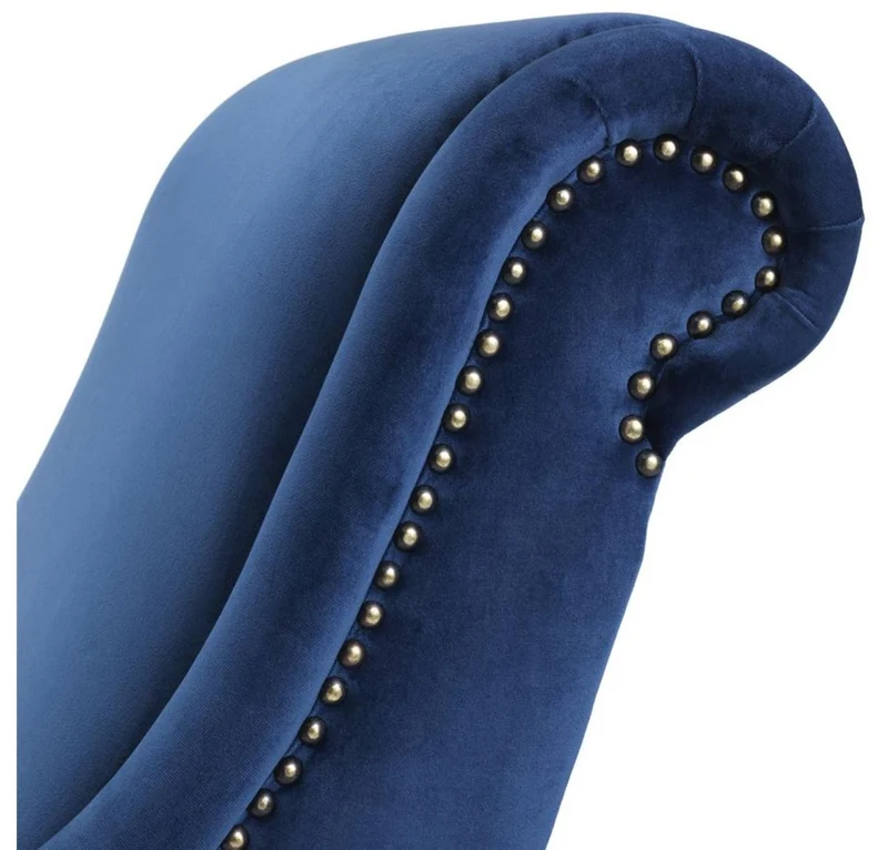 Casa Padrino Luxus Hotel Salon Sessel Blau 80 x 90 x H. 88 cm - Hotel Möbel