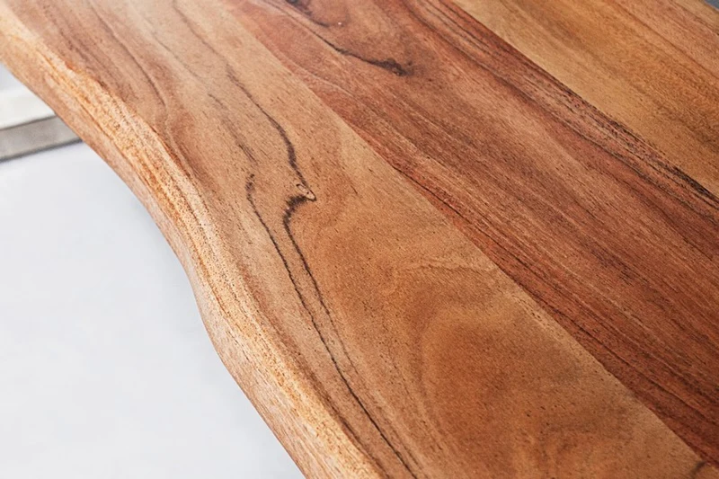 Casa Padrino Designer Sitzbank aus massivem Akazienholz Breite 160 cm, Höhe 40 cm