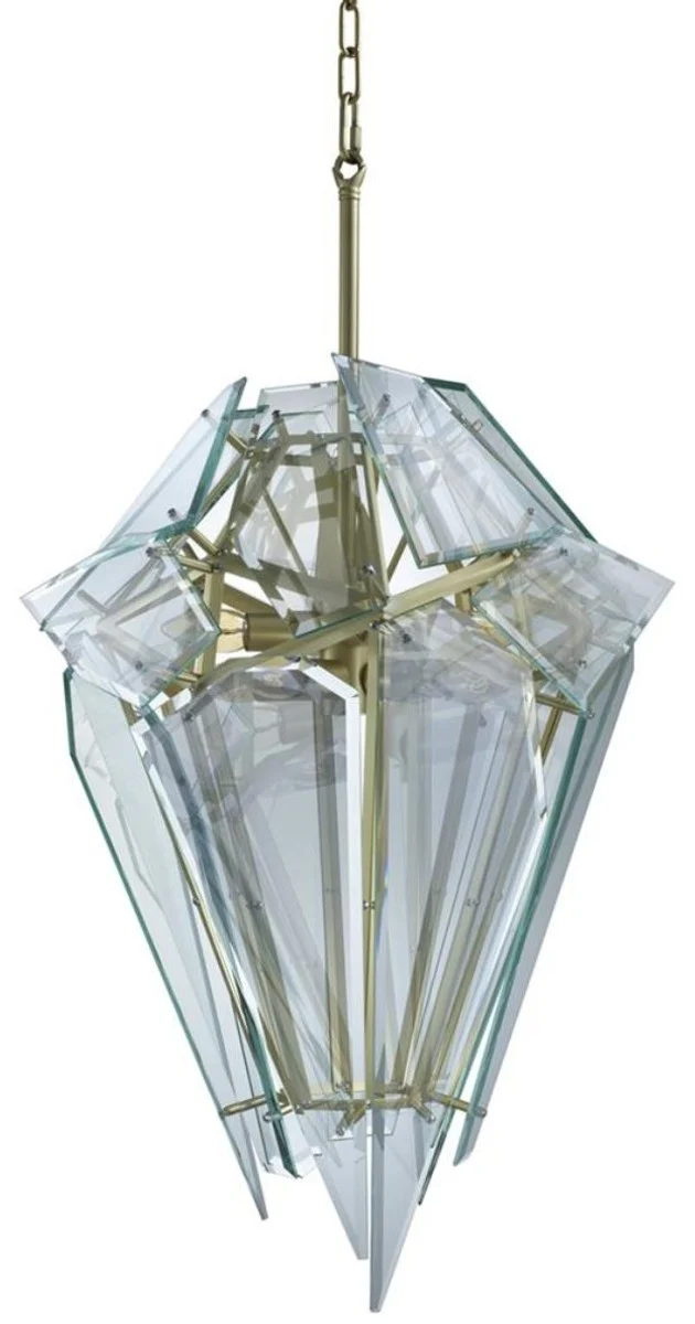 Casa Padrino Luxus Kronleuchter Gold Ø 47 x H. 97 cm - Designermöbel