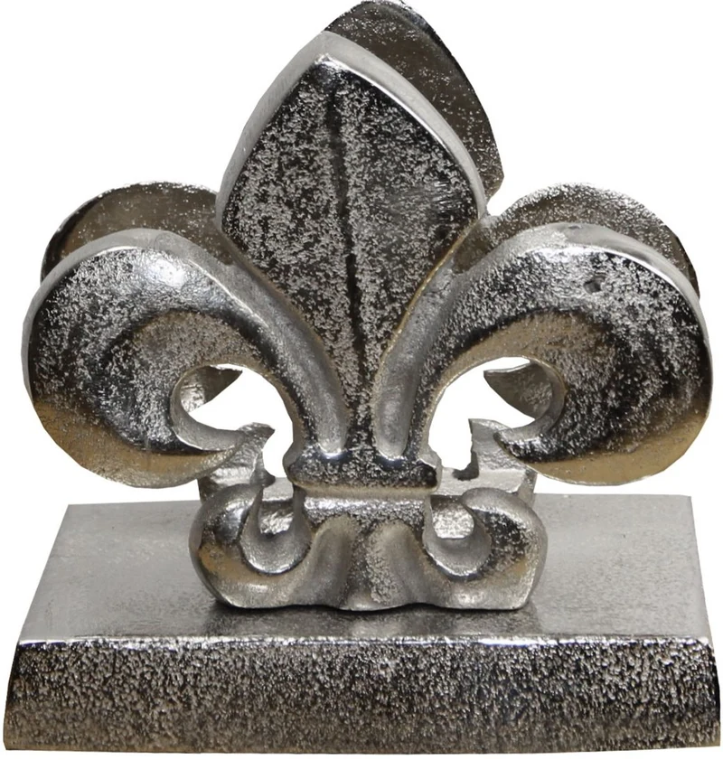 Casa Padrino Luxus Serviettenhalter in silber, vernickelt 13x14x7cm - Hotel Restaurant Accessoires