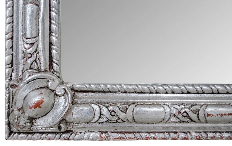 Casa Padrino Barock Spiegel Silber 120 x H. 242 cm - Barock Wandspiegel