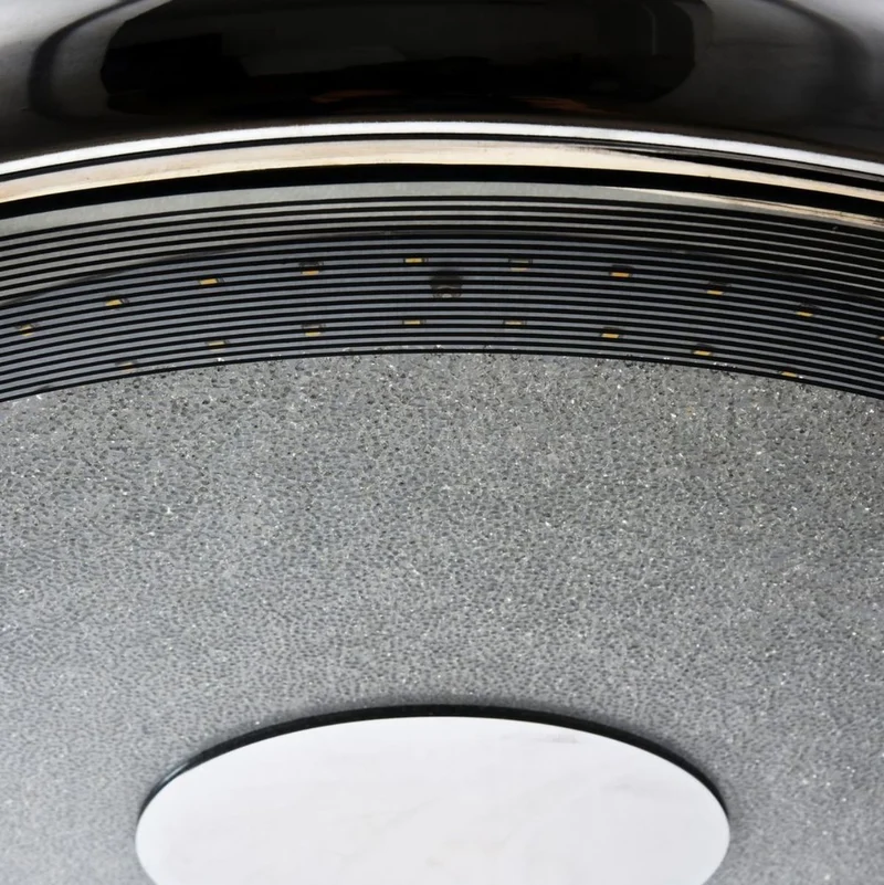 Casa Padrino Luxus Hängeleuchte Silber - Designer LED Lampe