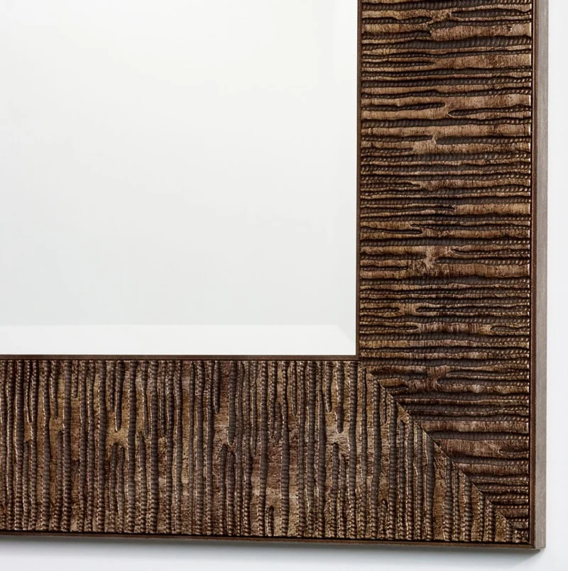 Casa Padrino Wohnzimmer Spiegel Bronze 85 x H. 185 cm - Luxus Accessoires