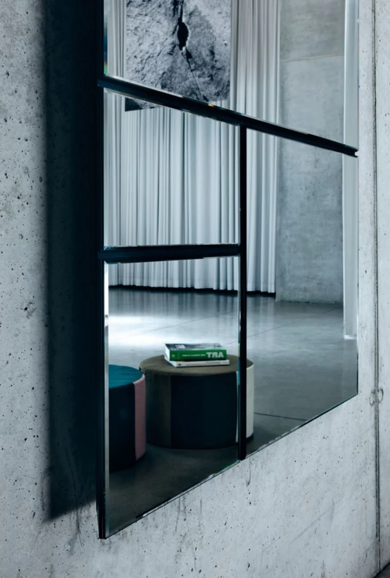 Casa Padrino Luxus Wandspiegel 95 x H. 154 cm - Designer Wohnzimmer Accessoires