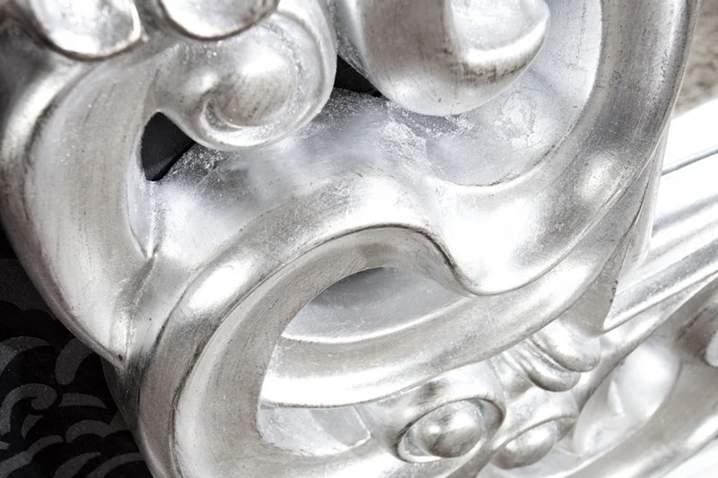Casa Padrino Barock Wandspiegel Antik Silber - Limited Edition