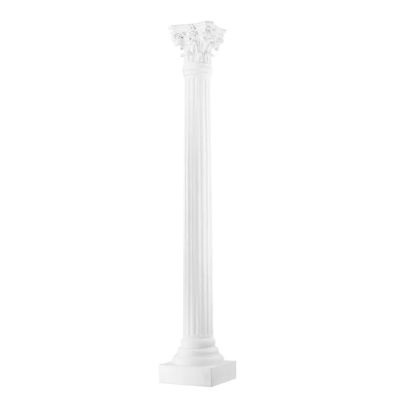 Casa Padrino Barock Luxus Säule Weiß 35,5 x 35,5 x H. 218 cm - Luxus Barockmöbel
