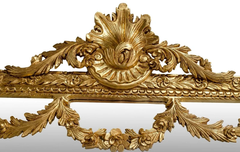 Casa Padrino Barock Spiegel Gold 120 x H. 242 cm - Barock Wandspiegel