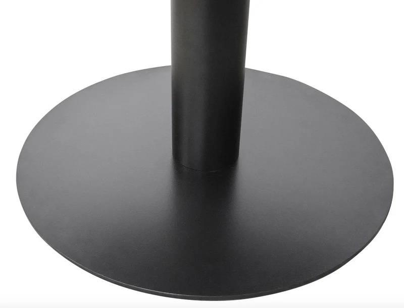 Casa Padrino Luxus Esstisch Schwarz / Gold 120 x H. 76 cm - Designer Esszimmermöbel