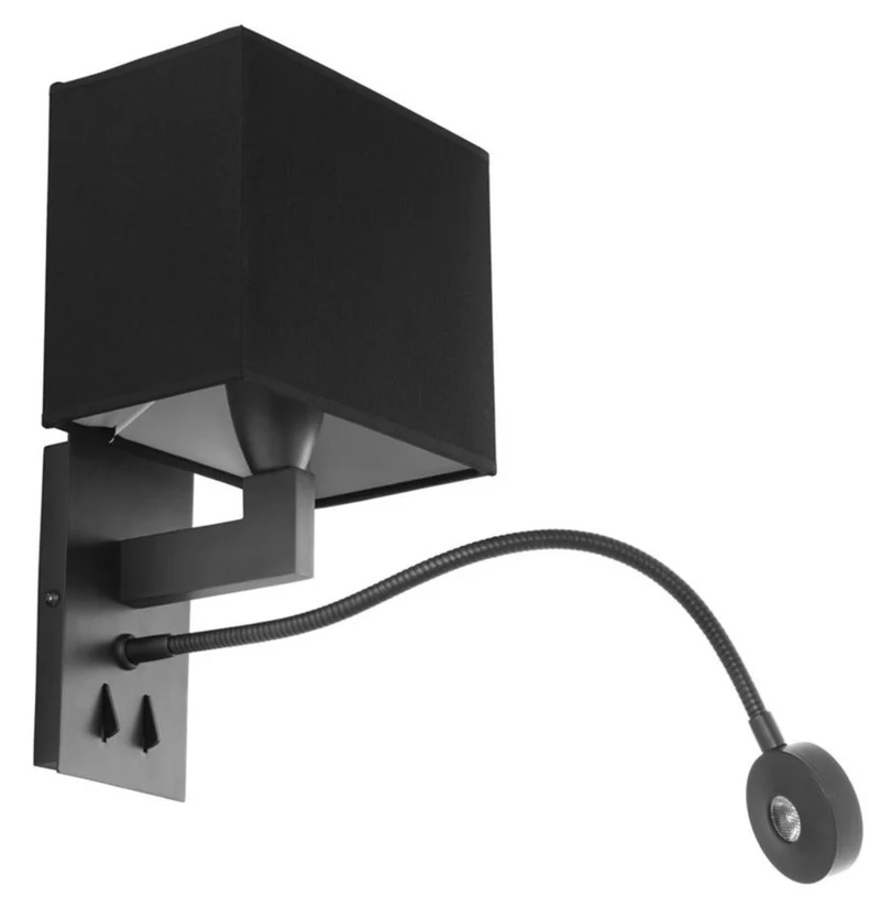 Casa Padrino Luxus Wandleuchte Bronze / Schwarz 19,5 x 17 x H. 32 cm - Hotel Wandlampe