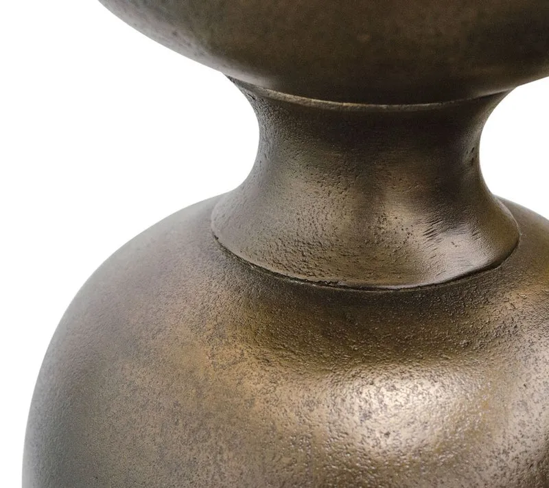 Casa Padrino Luxus Tischleuchte Antik Bronze / Altrosa 60 x H. 136 cm - Luxus Qualität