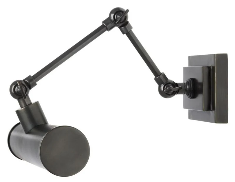 Casa Padrino Wandleuchte Bronze 28,5 x 24 x H. 20 cm - Luxus Wandlampe