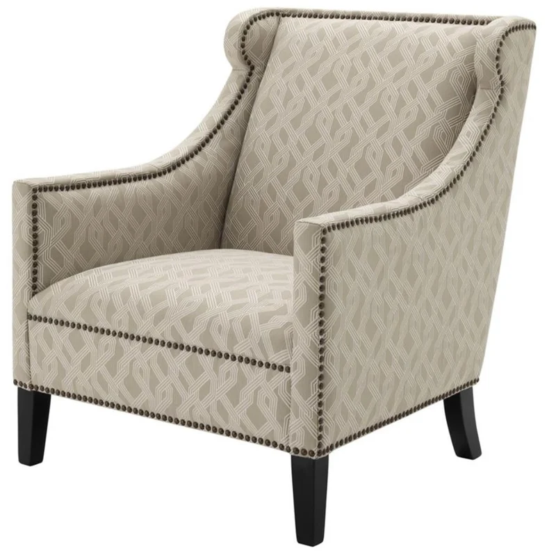 Casa Padrino Wohnzimmer Sessel Grau 74 x 81 x H. 89 cm - Luxus Ohrensessel