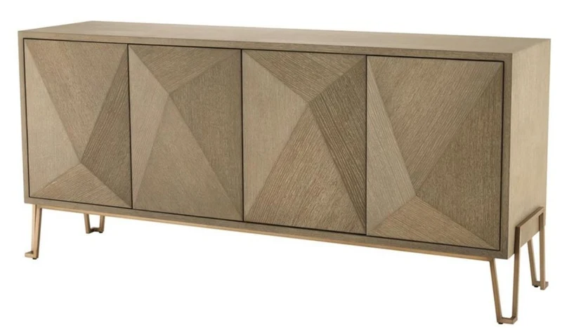 Casa Padrino Luxus Wohnzimmerschrank 181 x 46 x H. 82,5 cm - Limited Edition