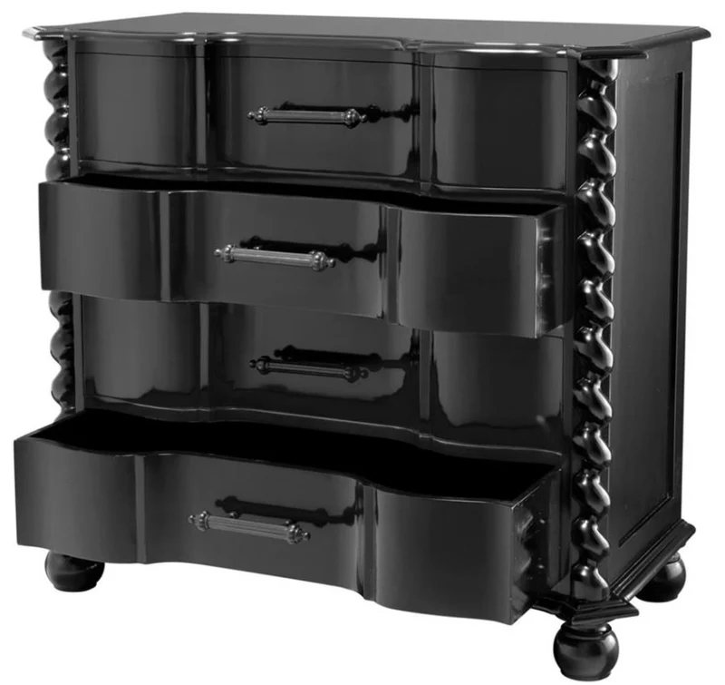 Casa Padrino Luxus Mahagoni Kommode 111 x 54 x H. 94 cm - Limited Edition