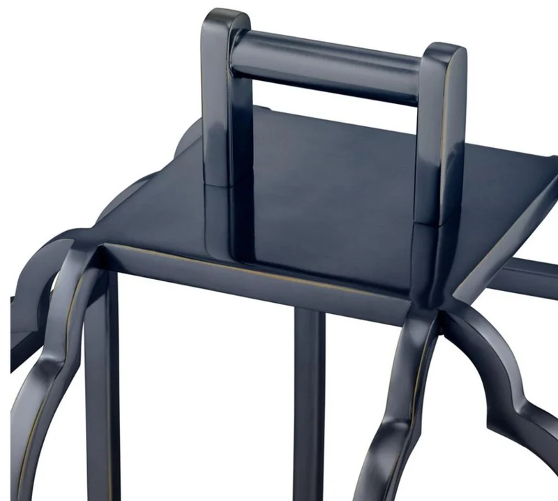Casa Padrino Luxus Kerzenleuchter Rotguss 25 x 25 x H. 55 cm - Hotel Accessoires