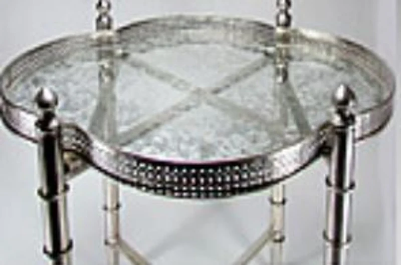 Casa Padrino Beistelltisch Silber 60 x 60 x H. 60 cm - Luxus Kollektion