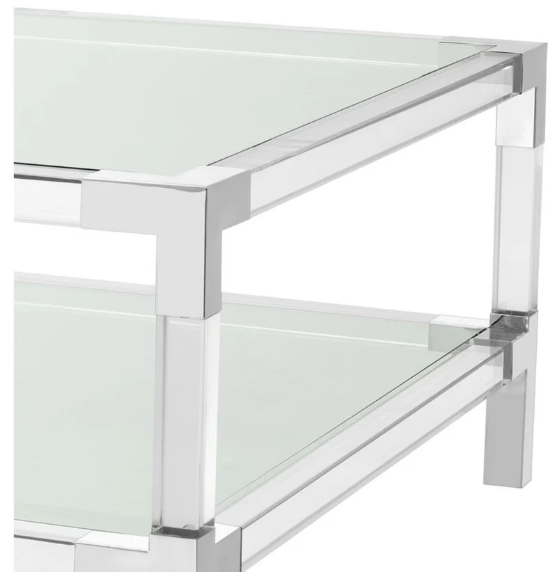 Casa Padrino Couchtisch 100 x 100 x H. 45 cm - Luxus Designer Möbel