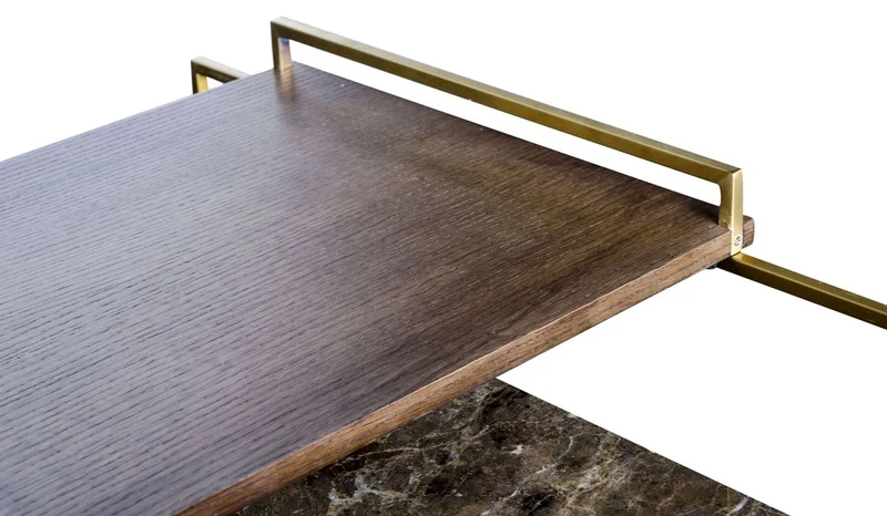 Casa Padrino Luxus Couchtisch Gold 100 x 100 x H. 39,5 cm - Designer Wohnzimmertisch