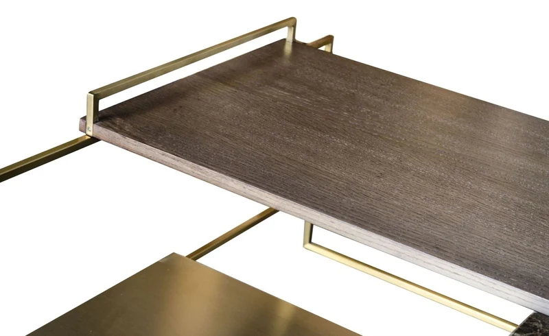 Casa Padrino Luxus Couchtisch Gold 100 x 100 x H. 39,5 cm - Designer Wohnzimmertisch