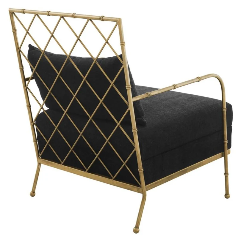 Casa Padrino Luxus Sessel Antik Messing 64,5 x 71,5 x H. 83 cm - Limited Edition