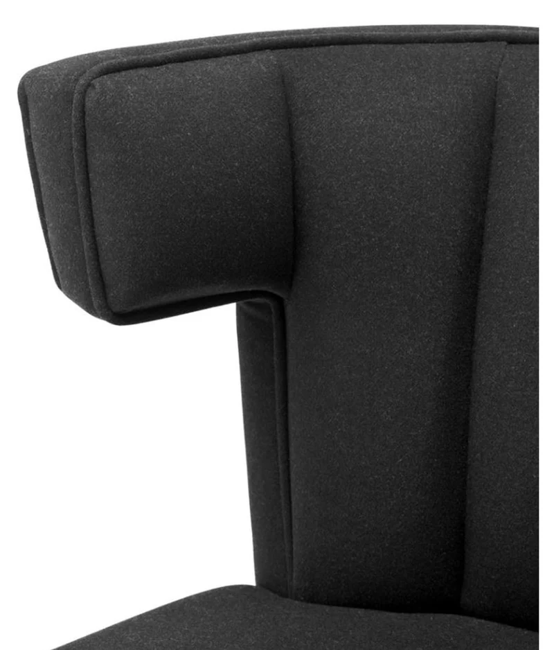 Casa Padrino Luxus Esszimmerstuhl Schwarz - Designer Möbel