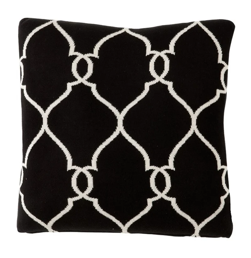 Casa Padrino Luxus Kissen 2er Set Schwarz 50 x H. 50 cm - Designer Accessoires