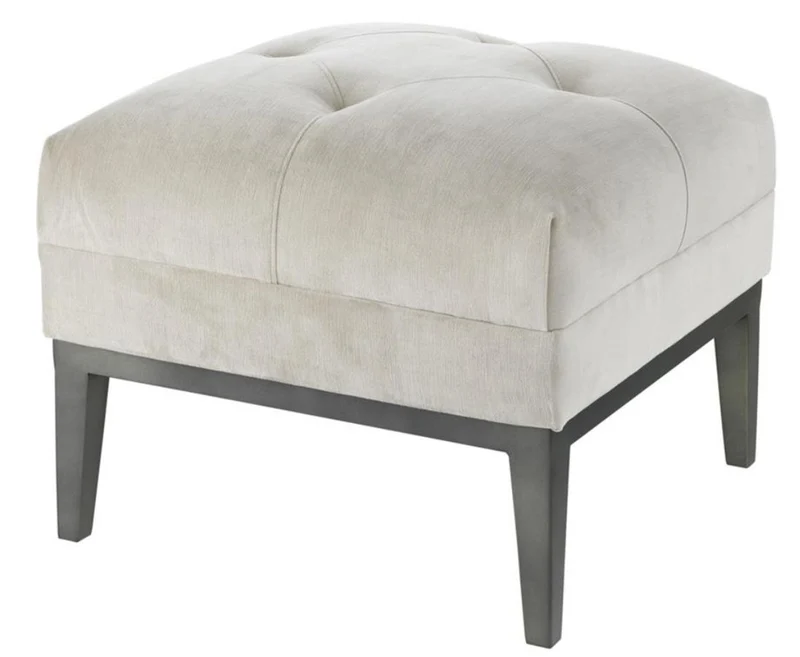Casa Padrino Luxus Hocker 54 x 54 x H. 44 cm - Wohnzimmermöbel