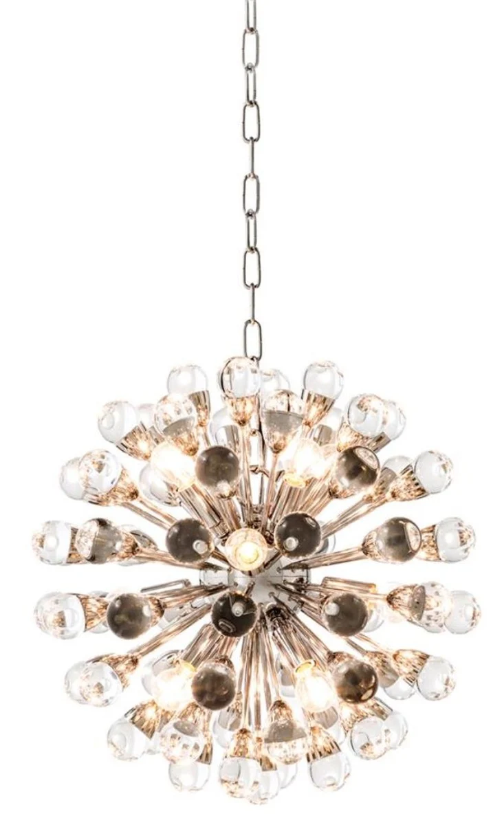 Casa Padrino Luxus Kronleuchter Silber Durchmesser 50 cm - Luxus Hotel Kollektion